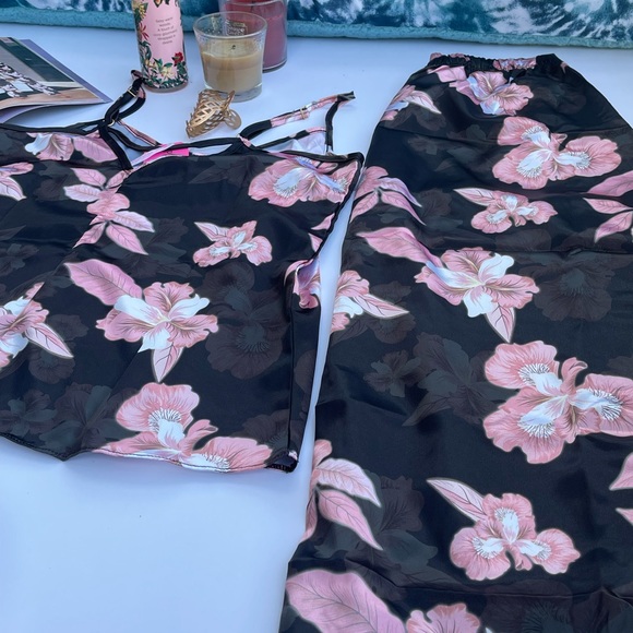 Pajama Satin Women Silk 2Pc - Sleepwear - Picture 6 of 8